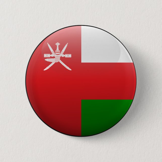 Flag of Oman Pinback Button (Front)