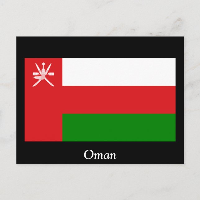 Flag of Oman Postcard (Front)