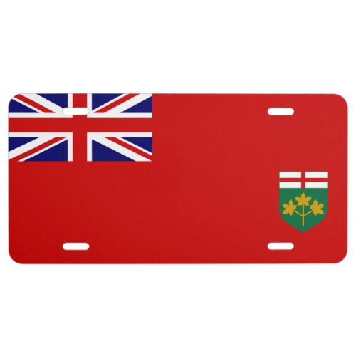 Flag of Ontario License Plate