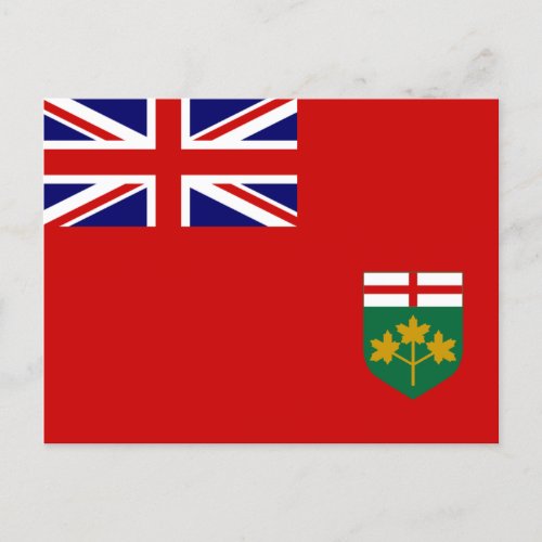 Flag of Ontario Postcard
