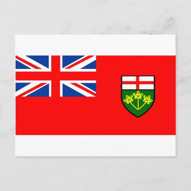 Flag of Ontario Postcard (Front)