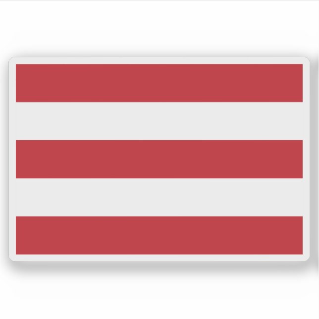 Flag of Oostergo, the Netherlands Sticker (Front)