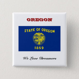 Flag of Oregon Button