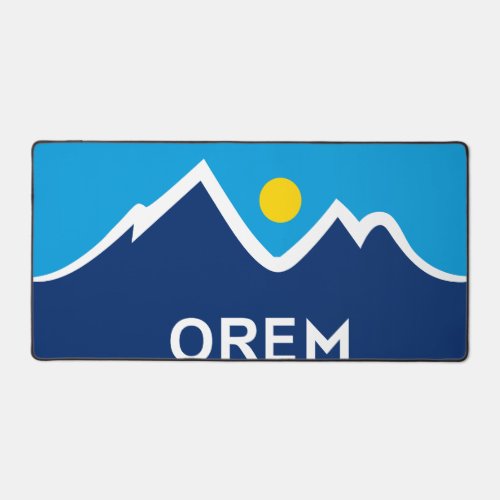 Flag of Orem Utah Desk Mat