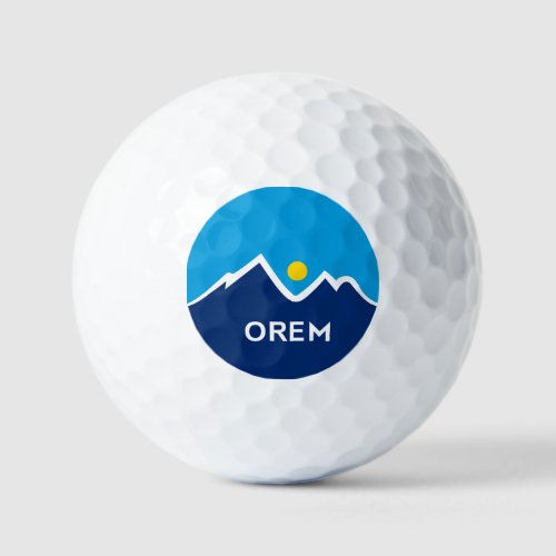 Flag of Orem Utah Golf Balls