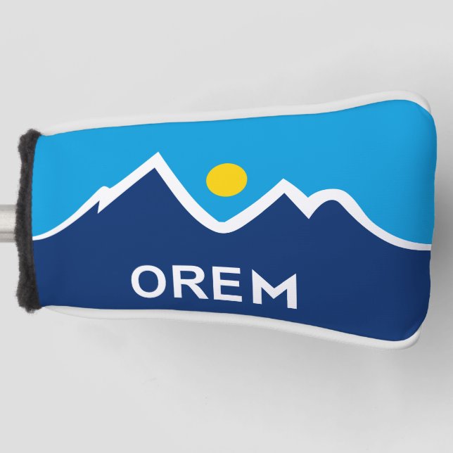 Flag of Orem, Utah Golf Head Cover (Front)