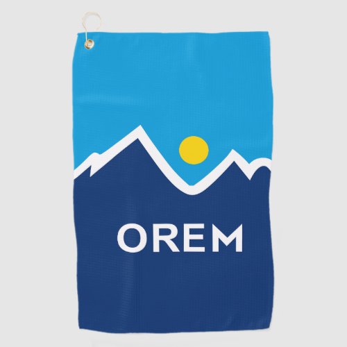 Flag of Orem Utah Golf Towel