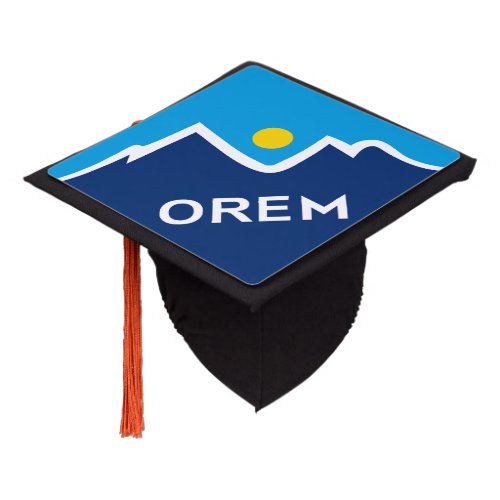 Flag of Orem Utah Graduation Cap Topper
