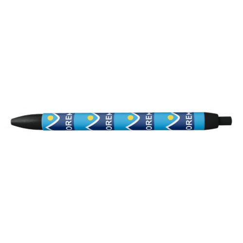 Flag of Orem Utah Pair of Cufflinks Black Ink Pen