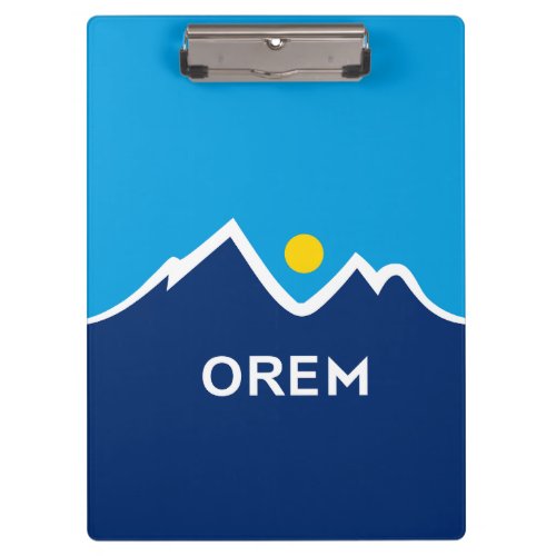 Flag of Orem Utah Pair of Cufflinks Clipboard