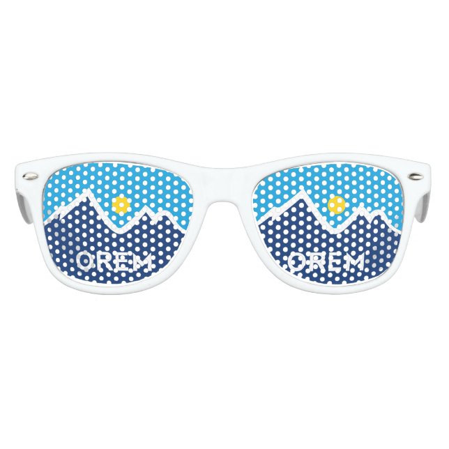 Flag of Orem, Utah Pair of Cufflinks Kids Sunglasses (Front)