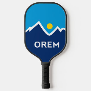 Flag of Orem, Utah Pickleball Paddle