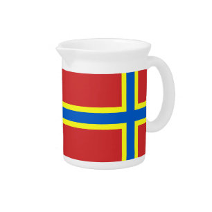 Flag of Orkney Beverage Pitcher