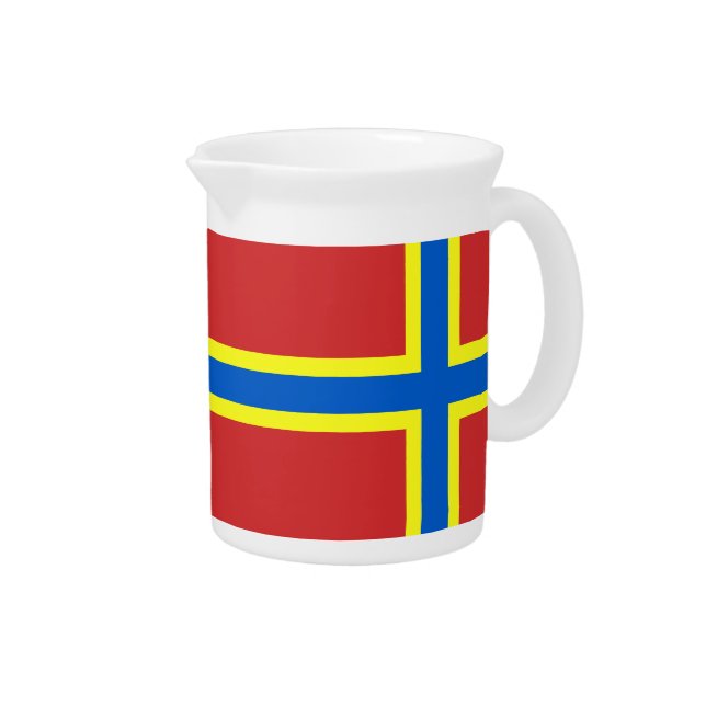 Flag of Orkney Beverage Pitcher (Right)
