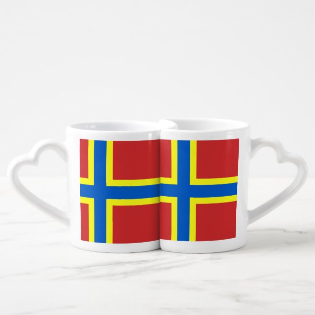 Flag of Orkney Coffee Mug Set (Front Nesting)