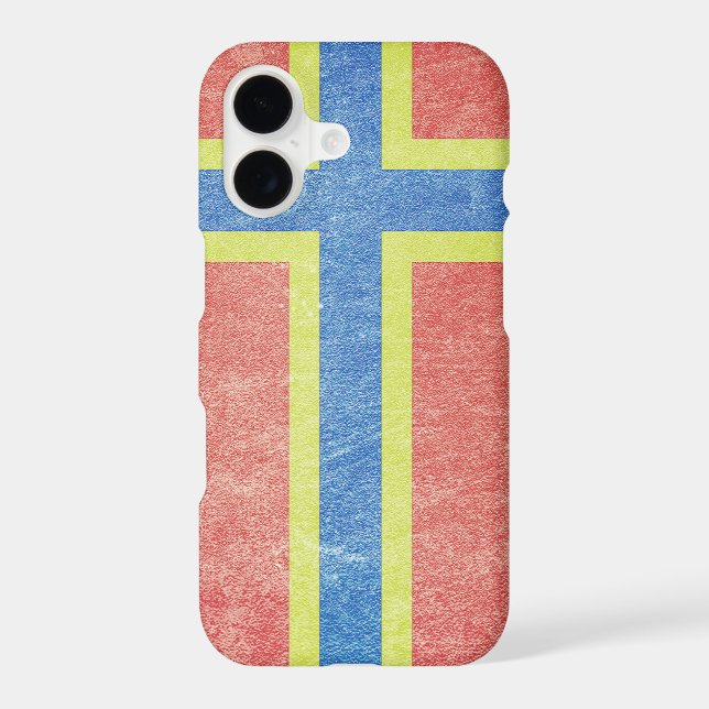 Flag of Orkney Grunge Case-Mate iPhone Case (Back)