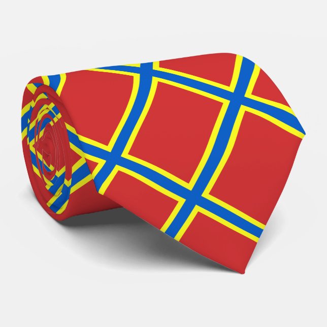 Flag of Orkney Neck Tie (Rolled)