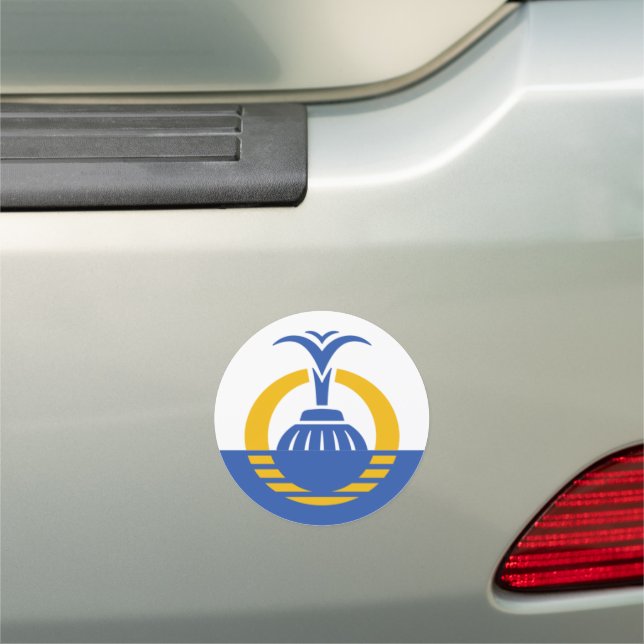  Flag of Orlando, Florida Car Magnet (In Situ)