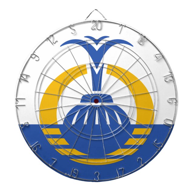  Flag of Orlando, Florida. Dart Board (Front)