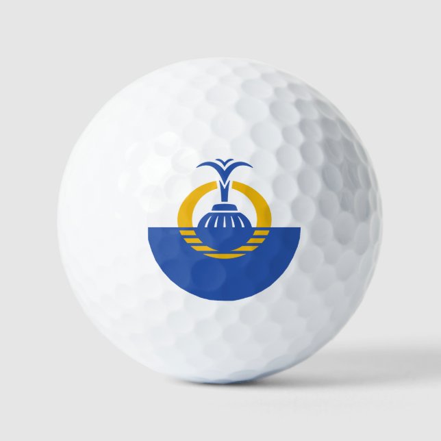  Flag of Orlando, Florida. Golf Balls (Front)