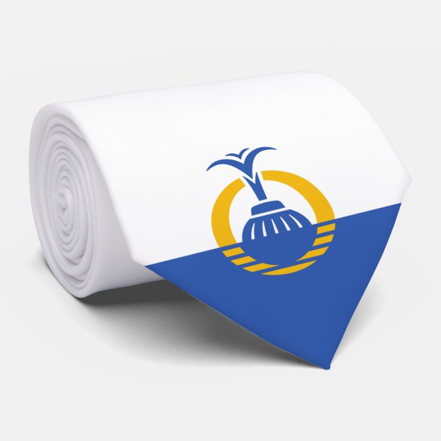 Flag of Orlando (Florida) Neck Tie (Rolled)