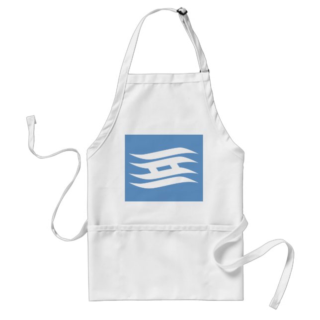 Flag of Osaka Prefecture, Japan Adult Apron (Front)