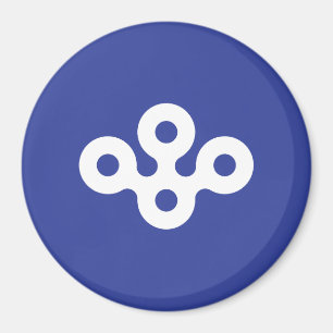 Flag of Osaka Prefecture, Japan Magnet