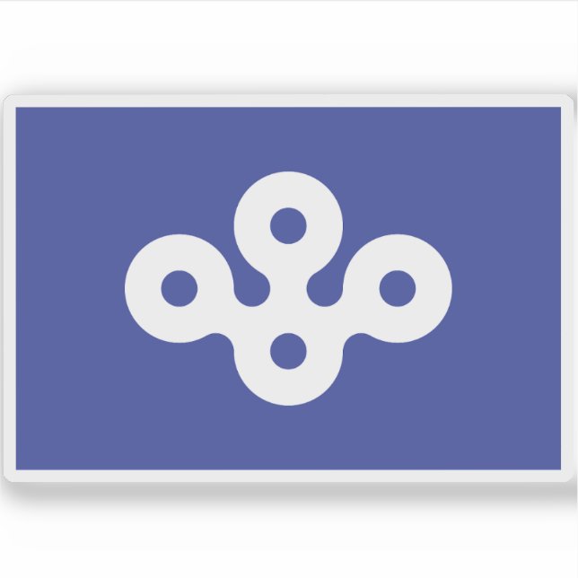 Flag of Osaka Prefecture, Japan Sticker (Front)