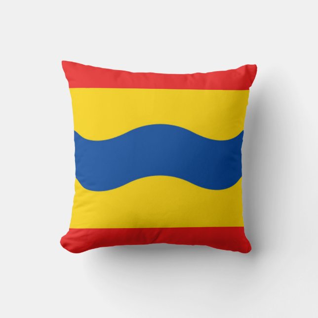 Flag of Overijssel Throw Pillow (Front)