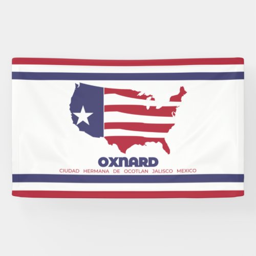 Flag of Oxnard California Banner