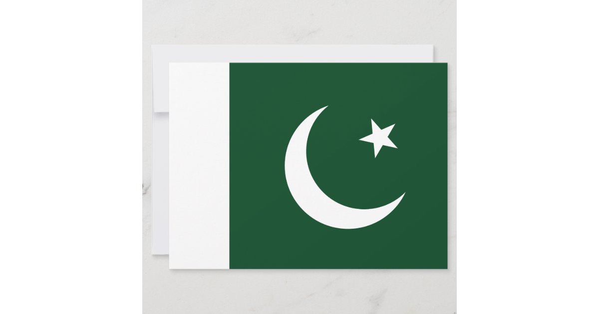 Flag of Pakistan Card | Zazzle