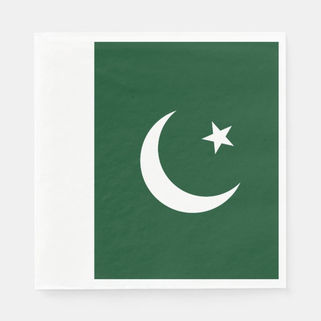 Flag of Pakistan Napkins (Front)