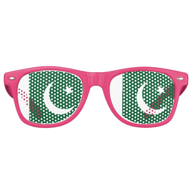 Flag of Pakistan Retro Sunglasses (Front)