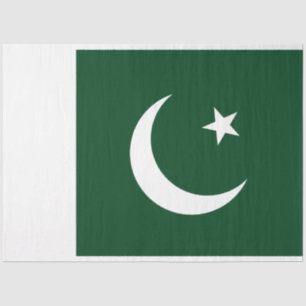 Flag of Pakistan Tissue Paper