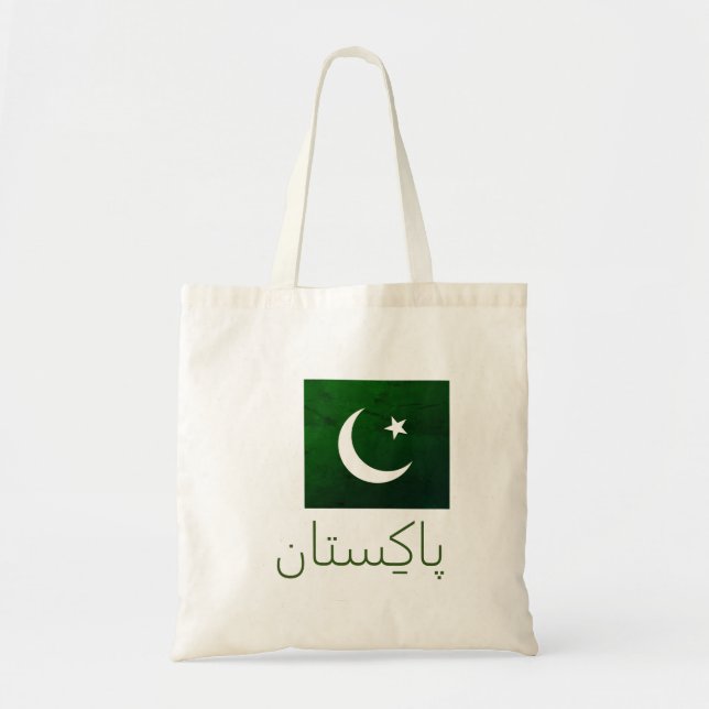 Flag of Pakistan Tote Bag (Front)