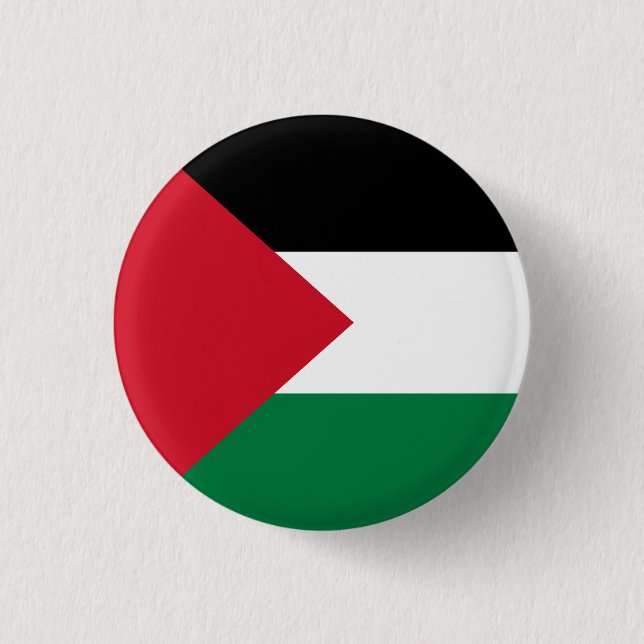 Flag of Palestine Button (Front)