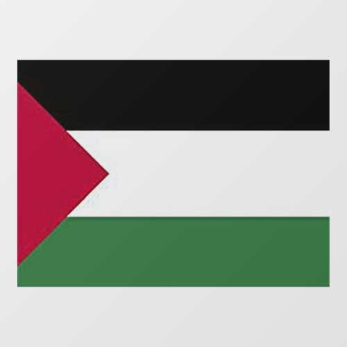 Flag of Palestine  Window Cling