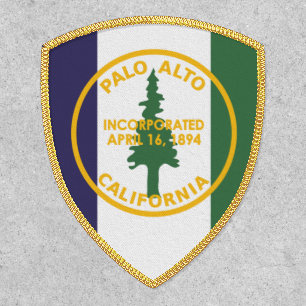 Flag of Palo Alto, California Patch