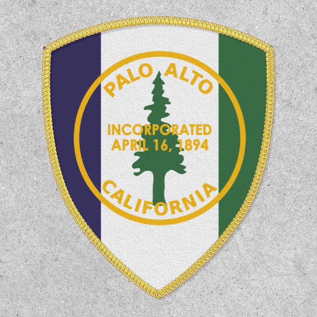 Flag of Palo Alto, California Patch (Front)