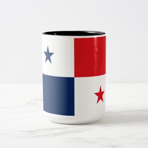 Flag of Panama Two_Tone Coffee Mug