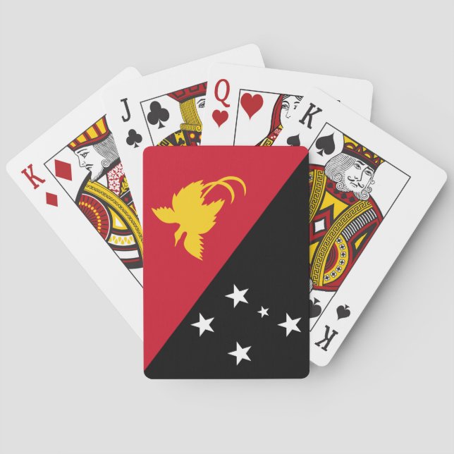 Flag of Papua New Guinea Poker Cards (Back)