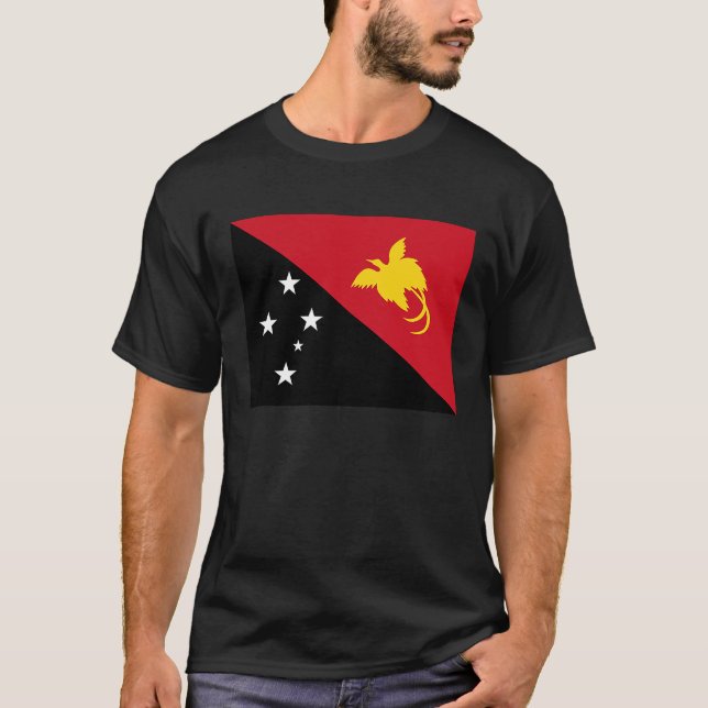 Flag of Papua New Guinea T-Shirt (Front)