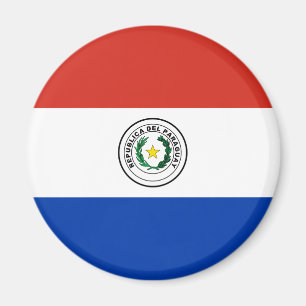 Flag of Paraguay - Bandera de Paraguay Magnet