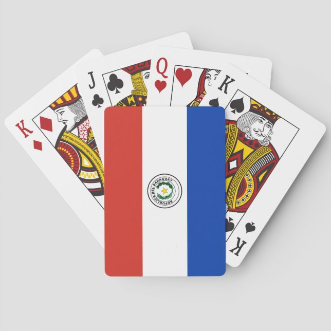 Flag of Paraguay Poker Cards (Back)
