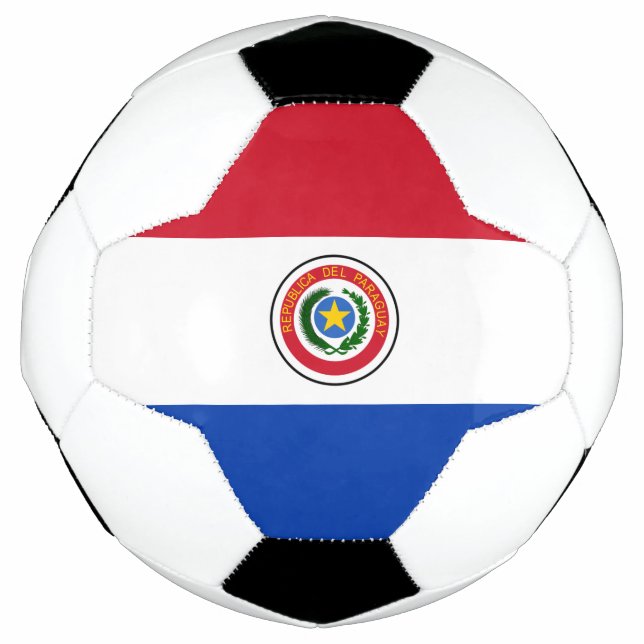 Flag of Paraguay Soccer Ball (Front)