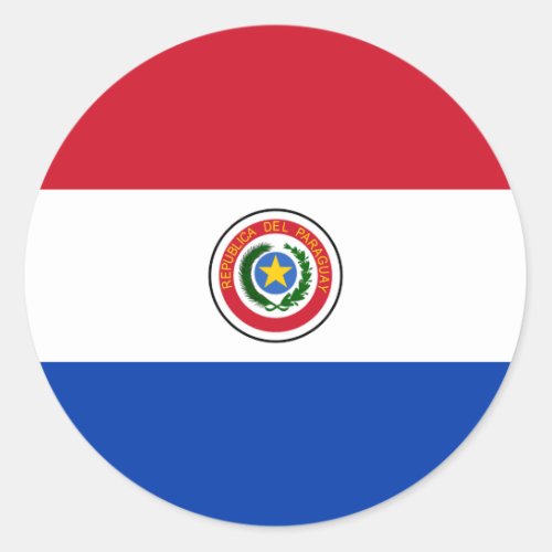 Flag of Paraguay Sticker