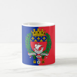 Flag of Paris, France Coffee Mug