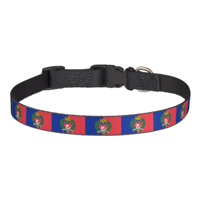 Flag of Paris, France Pet Collar (Front)