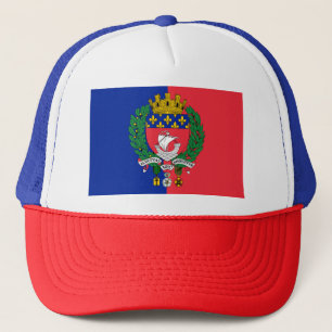 Flag of Paris, France Trucker Hat