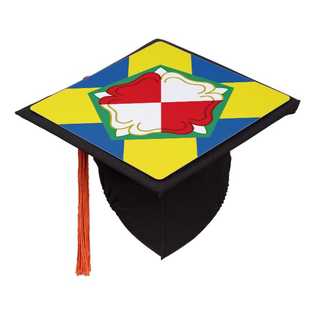 Flag of Pembrokeshire Graduation Cap Topper (Angled)